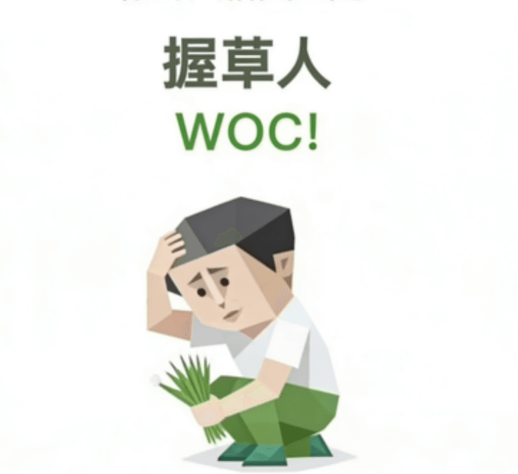 握草人（WOC!）